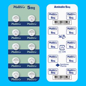  Amlodin氨氯地平片5mg：100粒