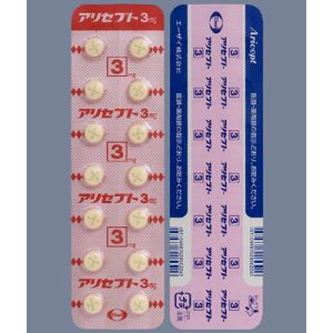 Aricept盐酸多奈哌齐片3mg：28片