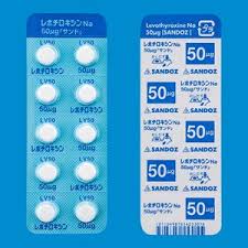 Levithyroxine Na左甲状腺素钠片50μg：100粒