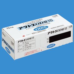 ACTOS吡格列酮OD口崩片15（2型）：100片