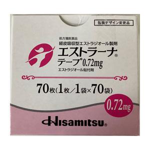 Estrana雌二醇贴片0.72mg：70枚