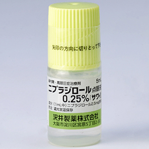 Nipradilol尼普地洛滴眼液0.25％「沢井」：5mL×10支