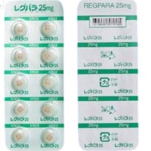 Regpara盐酸西那卡塞片25mg 100錠 レグパラ錠 REGPARA TABLETS 协和 甲状腺