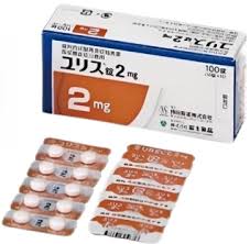 多替诺雷 Dotinurad ドチヌラド  多替尿苷 ユリス錠 2 mg 痛风 高尿酸血症 多丁那德 100錠