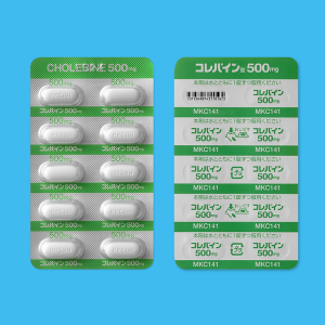 Cholebine考来替兰片500mg：100片