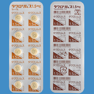 Tacrolimus他克莫司片1.5mg：30片