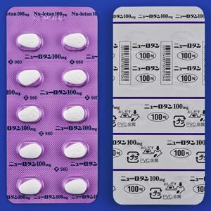 Nu-lotan氯沙坦钾片100mg：100粒