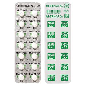 Ceredist他替瑞林片OD口崩片5mg：28片